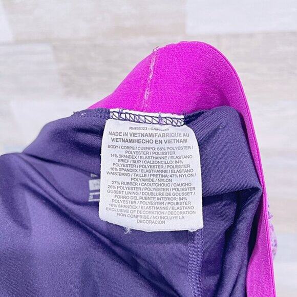 NIKE Dri Fit 2 In 1 Running Shorts Purple Gym Work Out Activewear Womens Small - Picture 7 of 7